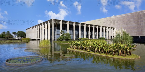 Foreign Ministry building, Itamaraty Palace or Palace of the Arches, designed by Oscar Niemeyer,