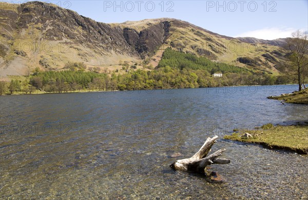 Landscape view of Lake Buttermere, Cumbria, England, UK