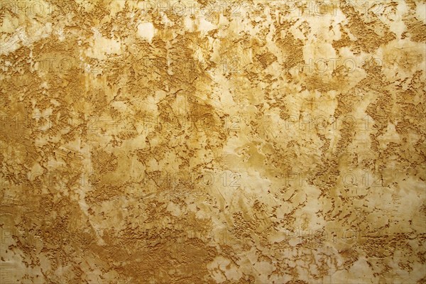 Ocher yellow wall texture grunge background in Mediterranean house