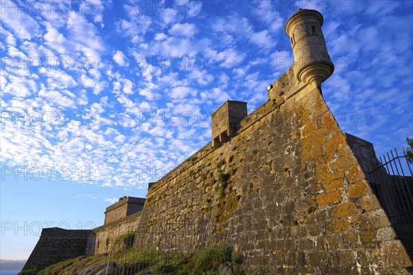 Castelo de San Anton in La Coruna of Galicia Spain