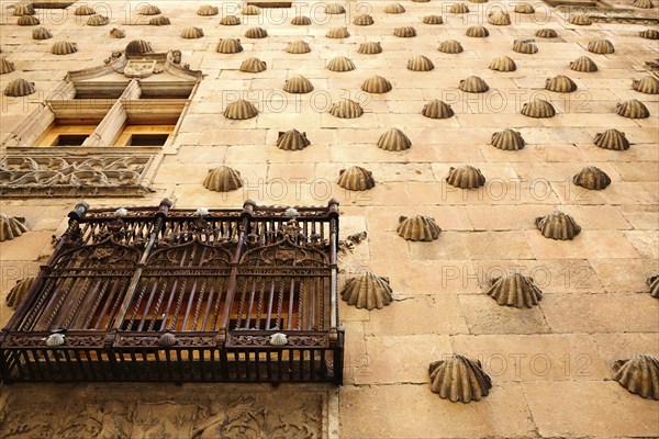 Casa de las Conchas shell house in Salamanca of Spain