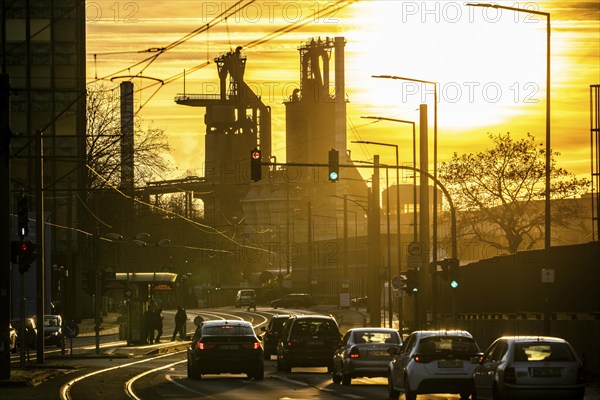 Duisburg-Bruckhausen steel site, ThyssenKrupp Steel, blast furnaces 8 and 9, on