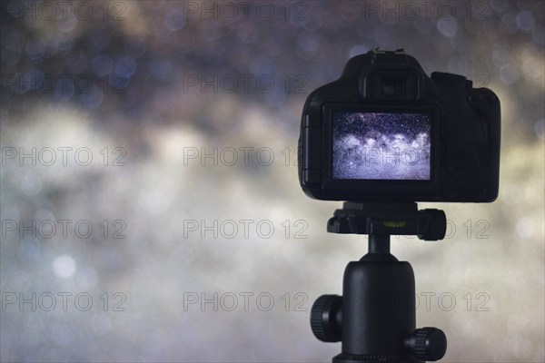 Astrophotography. Space Astronomy Long exposure photography