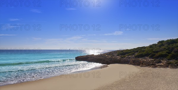 Tarragona Platja Los Capellanes in Costa Dorada of Catalonia Capellans