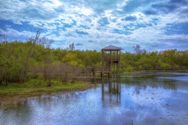 White Lake at Cullinan Park in sugarland near Houston Texas