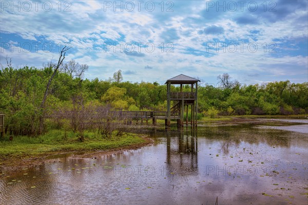 White Lake at Cullinan Park in sugarland near Houston Texas