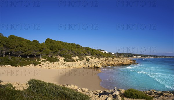 Tarragona Platja Los Capellanes in Costa Dorada of Catalonia Capellans