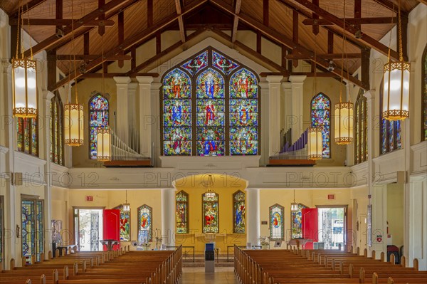 St Paul's Episcopal Church inside Key West USA