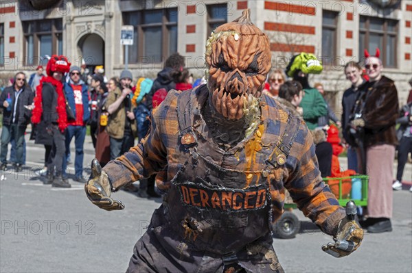 Detroit, Michigan, The Marche du Nain Rouge celebrates the coming of spring and banishes the Nain
