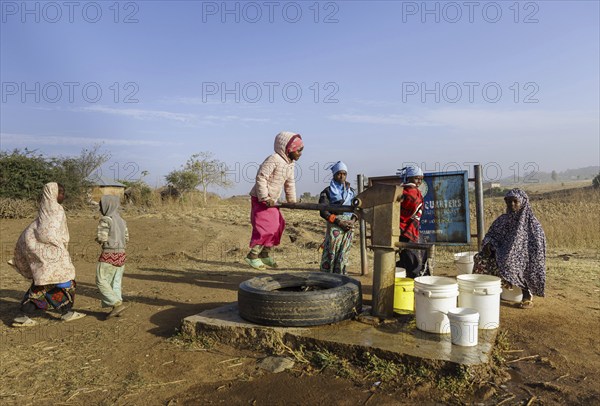 Waterhole in the community of Maraban Dare, in the state of Plateau, 07/02/2024
