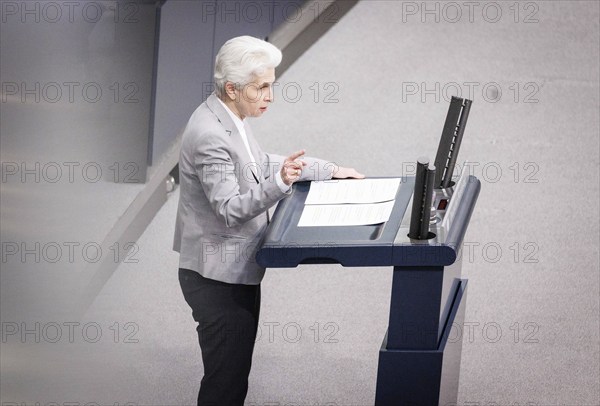 Marie-Agnes Strack-Zimmermann (FDP), recorded during a speech on the euro balance sheet in the