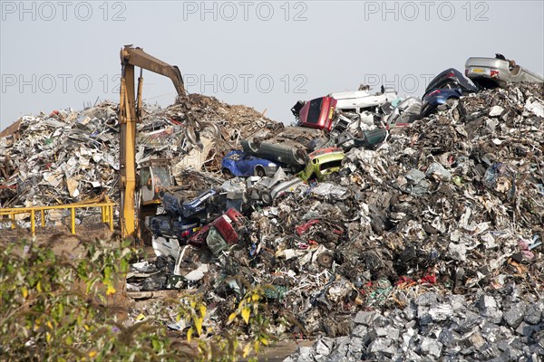 Scrap metal recycling EMR company, Swindon, England, UK
