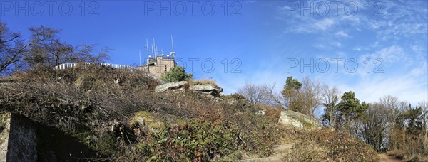View of the summit of the Kalmit, the highest peak in the Palatinate Forest at 672 metres above sea