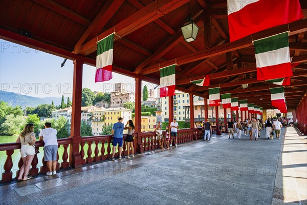 Ponte degli Alpini, Bassano del Grappa, Veneto, Italy, Europe