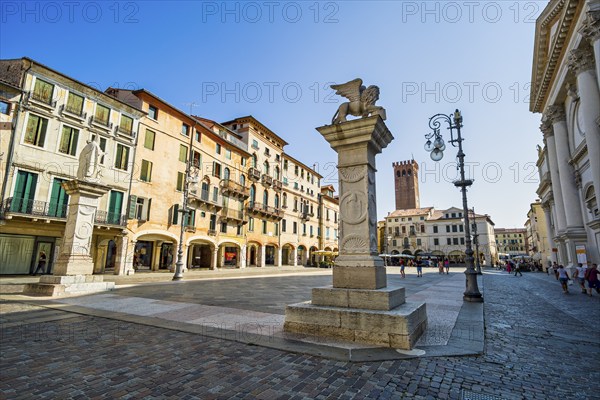 Piazza Liberta, Bassano del Grappa, Veneto, Italy, Europe