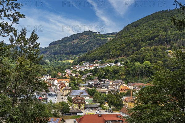 Landscape, Todtnau, small town, Black Forest, Germany, Europe