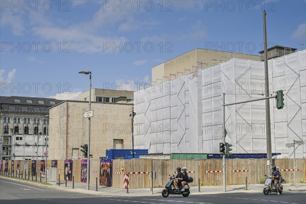 Construction site, Komische Oper, Behrenstraße, Mitte, Berlin, Germany, Europe