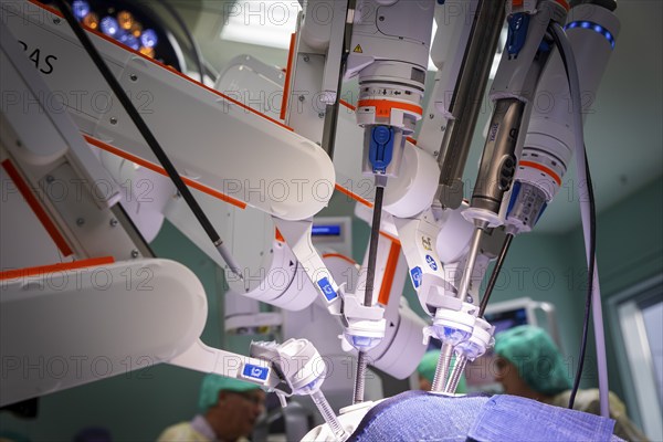 Operating theatre robot HUGO, Dresden, Saxony, Germany, Europe
