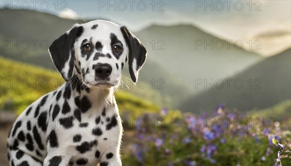 Pets, Dog, Dalmatian, Puppy, AI-generated, AI generated