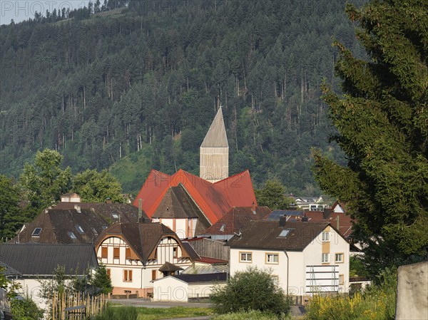 Village, Gutach im Breisgau, Bleibach district, St George's Church