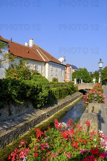 Loisbach Bridge, Loisbach, Langenlois, Waldviertel, Lower Austria, Austria, Europe