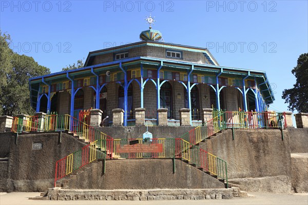 St Mary's Church on Mount Entoto near Addis Ababa, Ethiopia, Africa
