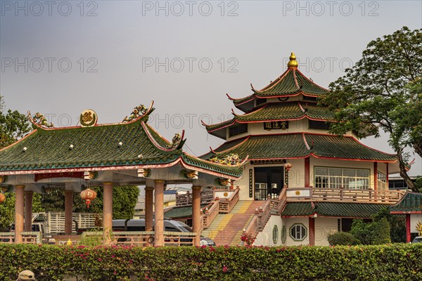Chinese pavilion of the Tekka Chee Nai Khor Foundation in Nongkhai Thailand