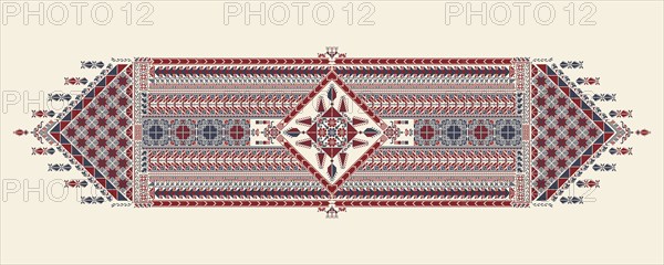 Tatreez, decorative Palestinian embroidery symbol