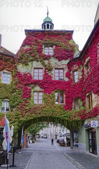 Oberres Tor at the Oberer Markt in the old town centre of Weiden in der Upper Palatinate. Weiden