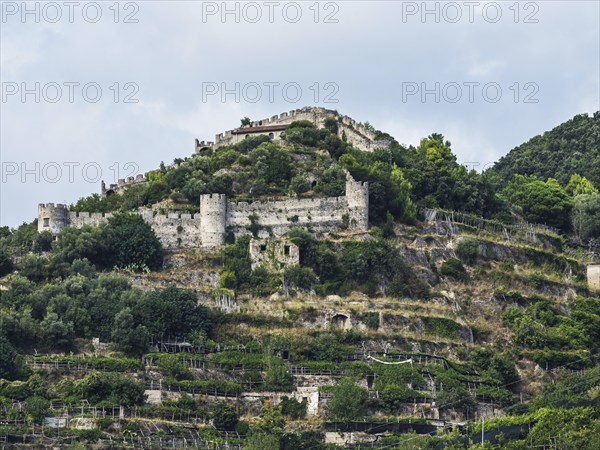 Castle of San Nicola de Thoro Plano, Maiori, Amalfi Coast, Salerno, Campania, Italy, Europe