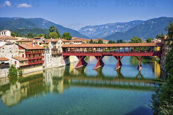 Ponte degli Alpini, Bassano del Grappa, Veneto, Italy, Europe