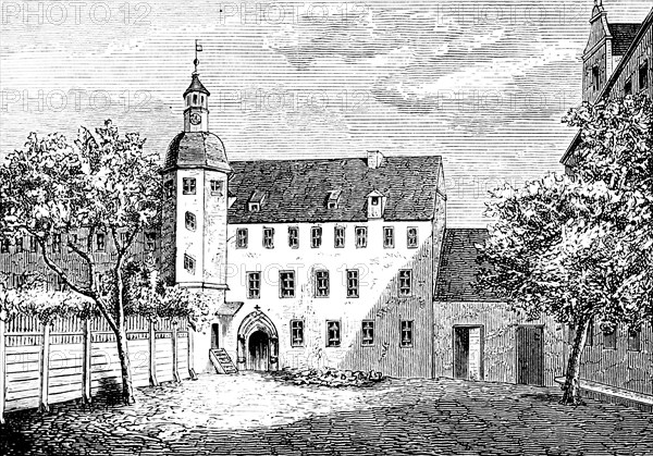 The Luther House, former monastery in Wittenberg, a gift from the Elector to Luther, historical