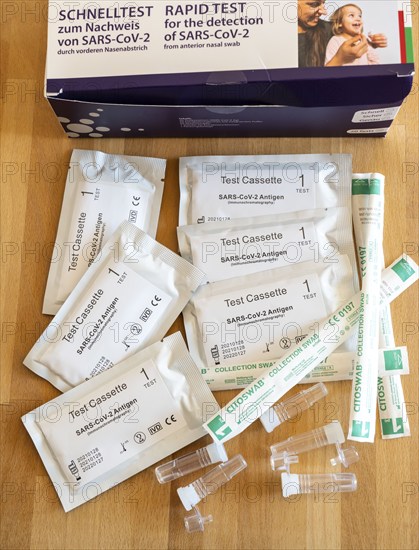 Corona antigen rapid test, lay test, self-test, for the detection of SARS-CoV-2 infection