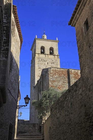 Iglesia de Santa Maria la Major church, medieval town of Trujillo, Caceres province, Extremadura,