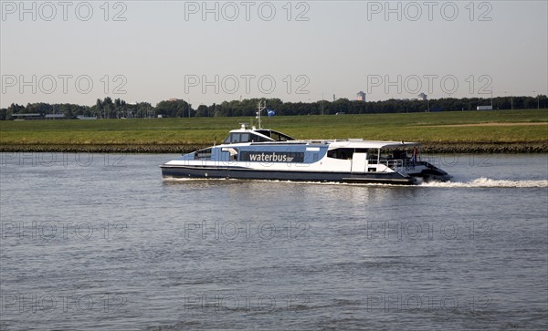 The Waterbus is a public transportation system on the River Maas linking Rotterdam to Dordrecht and