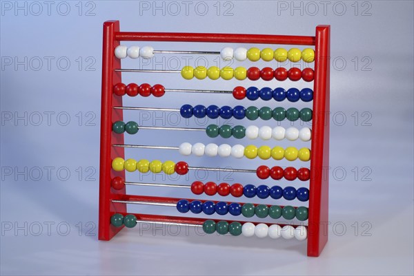 Abacus calculating aid, calculating with spheres, Hamburg, Hamburg, Federal Republic of Germany