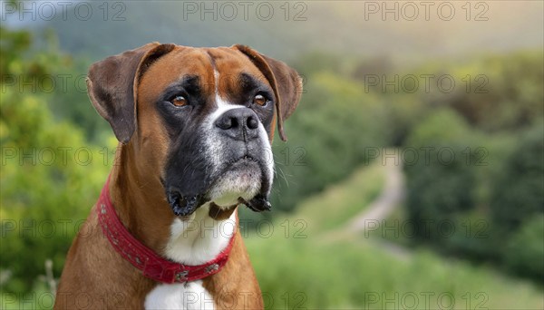 Pets, Dog, German Boxer, AI-generated, AI generated