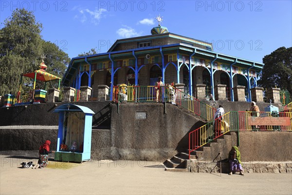St Mary's Church on Mount Entoto near Addis Ababa, Ethiopia, Africa