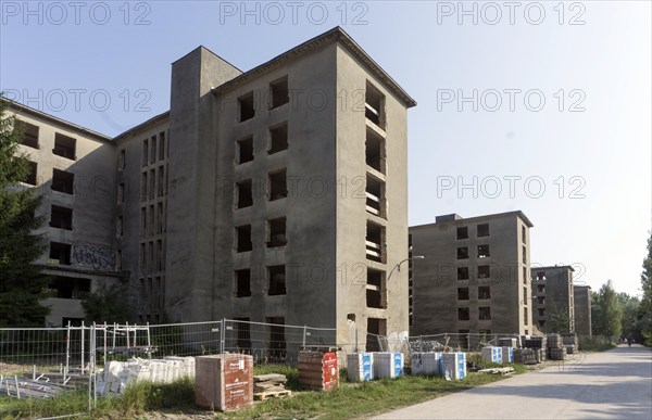 Prora, the four kilometre long seaside resort built by the National Socialists. At the time, 20,
