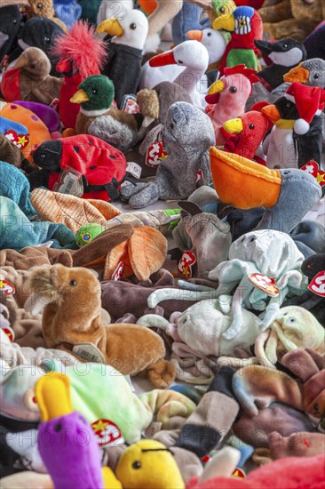 Pile of collectable Beanie Baby soft stuffed toys