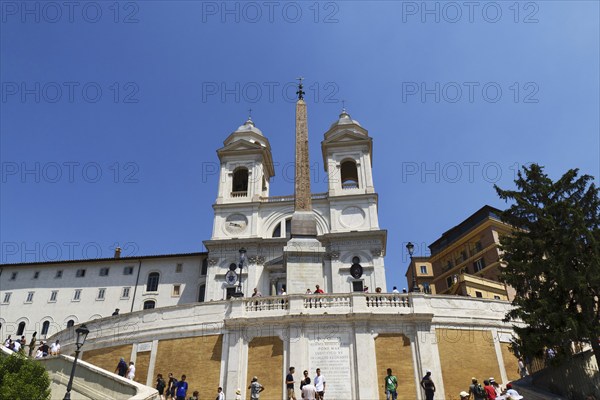 The church Santissima Trinita dei Monti, Santa Trinita dei Monti or Santissima Trinita al Monte