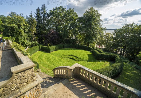 Roman garden, public park, Blankenese, Polterberg, Elbe, Art Nouveau, garden monument,