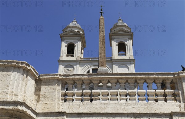 The church Santissima Trinita dei Monti, Santa Trinita dei Monti or Santissima Trinita al Monte
