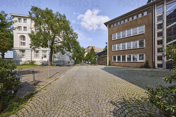 Art school orientation area and St Ursula Grammar School on Reuterkaserne Street in the old town of