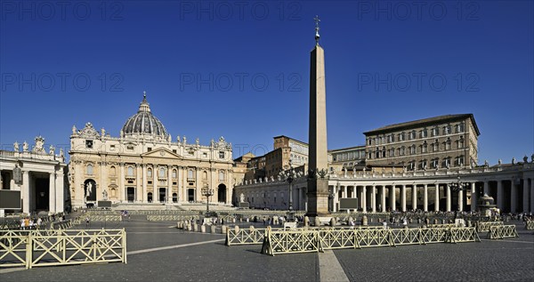 St Peter's Cathedral, St Peter's Basilica, obelisk, Vatican palaces, St Peter's Square, Vatican,