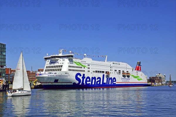 Europe, Germany, Schleswig-Holstein, Kiel, state capital, Baltic Sea, harbour, Schwedenkai, Stena