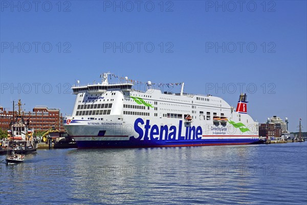 Europe, Germany, Schleswig-Holstein, Kiel, state capital, Baltic Sea, harbour, Schwedenkai, Stena
