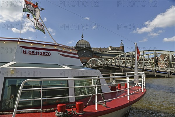 Europe, Germany, Hanseatic City of Hamburg, Altona, harbour, Elbe, Old Fish Auction Hall, built in
