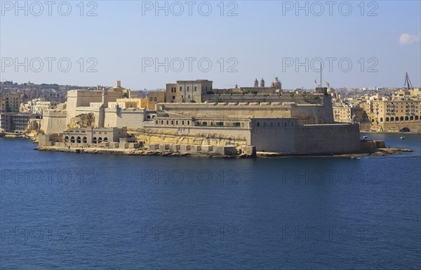 Fort Saint Angelo, Grand Harbour, Vittoriosa, Valletta, Malta, Europe