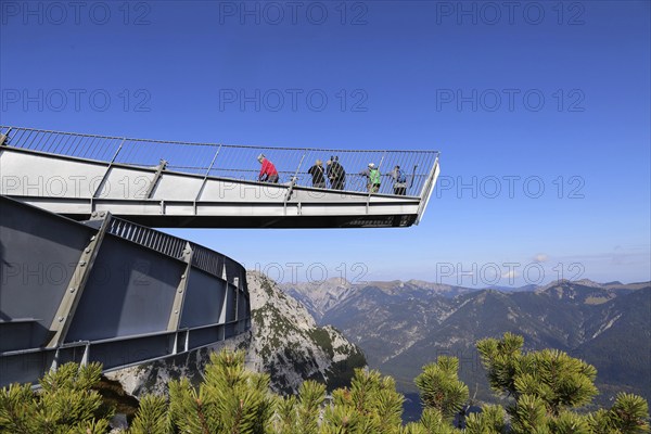 The AlpspiX viewing platform at the Alpspitze mountain station, Garmisch-Partenkirchen